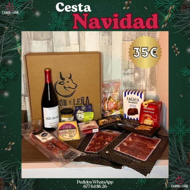 UNA DE NUESTRAS CESTAS DE NAVIDAD